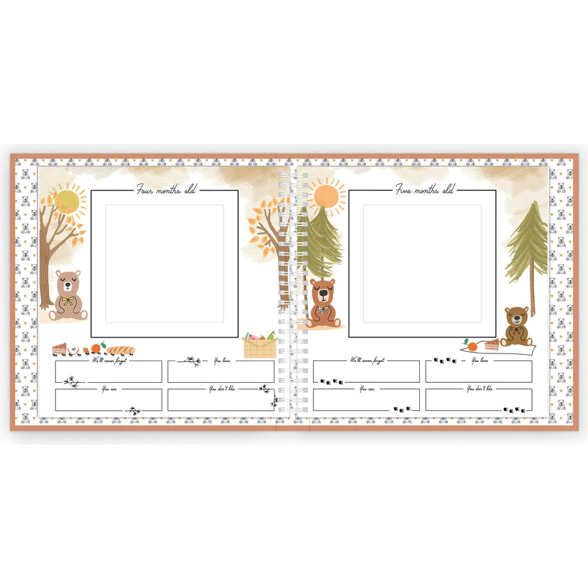 Teddy Bears' Picnic Luxury Memory Baby Book