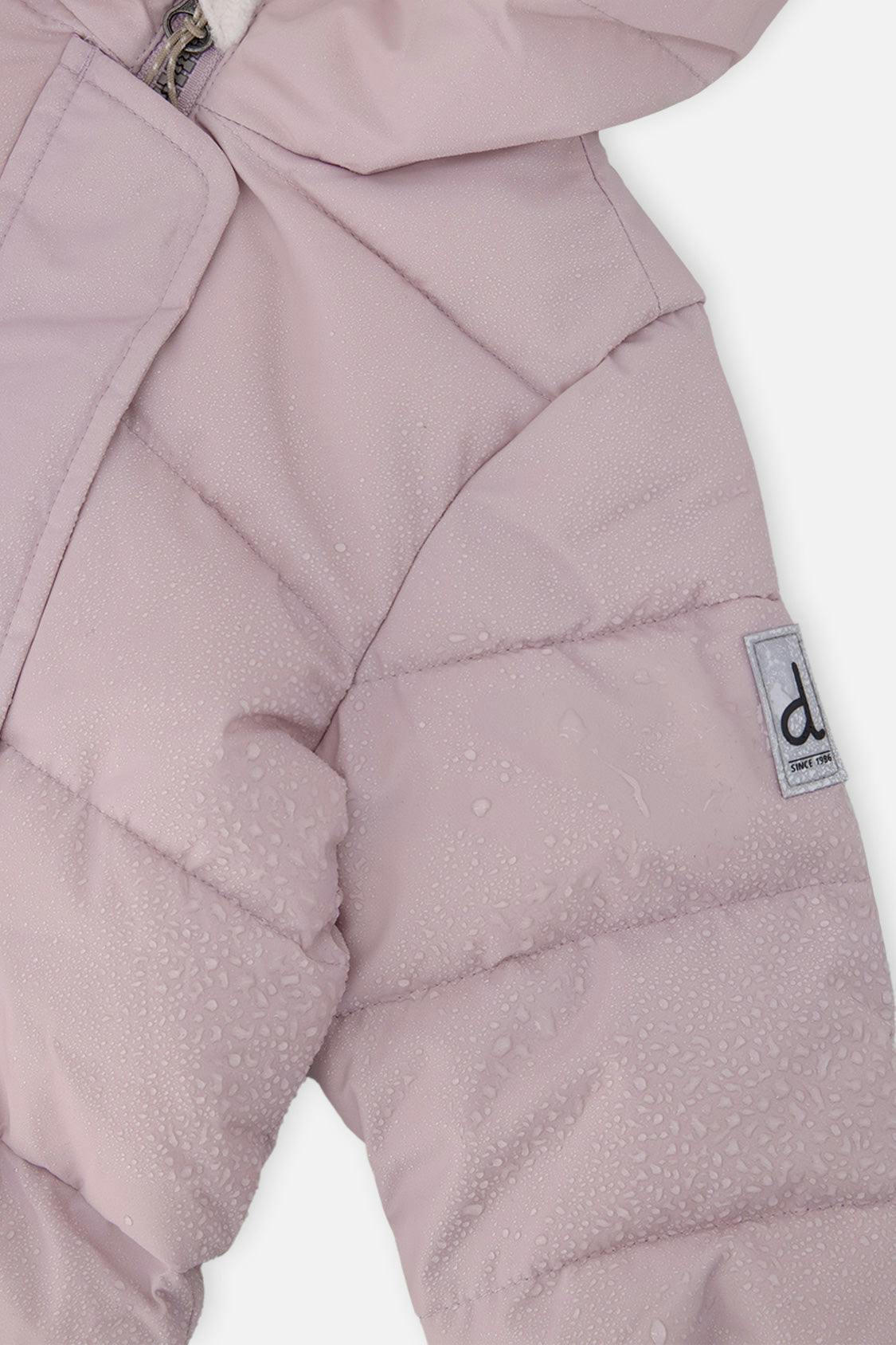 Baby Cloud One Piece Snowsuit Adapted For Car Seats Lavender