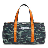 Personalized Kids Duffle Bag, Green Camoflauge