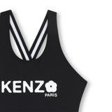 Black Kenzo One-Piece Swimsuit