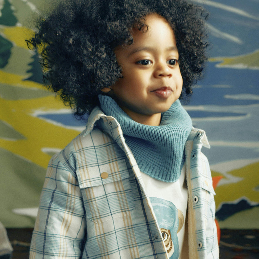 Blue Checked Overshirt