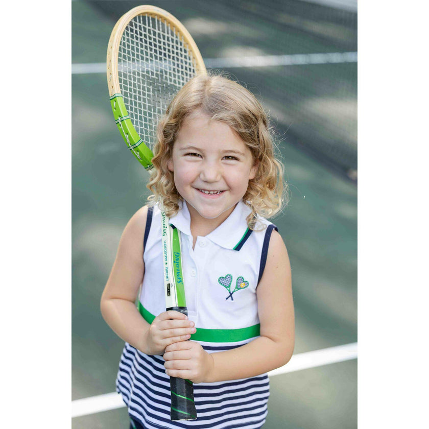 Knit Short Set with Tennis Rackets