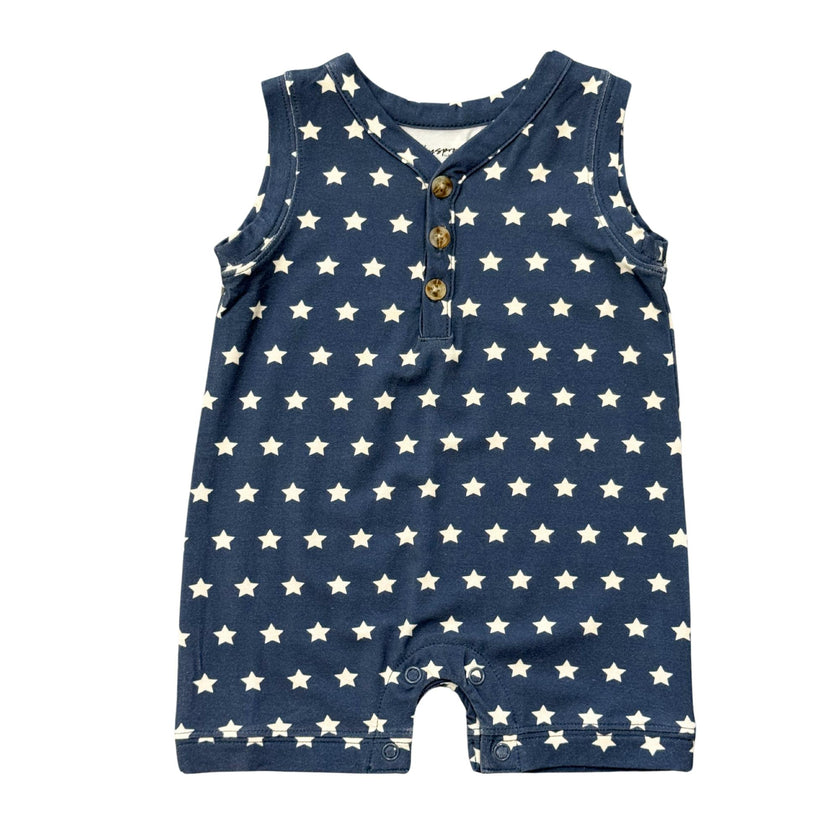 Boy's Sleeveless Romper