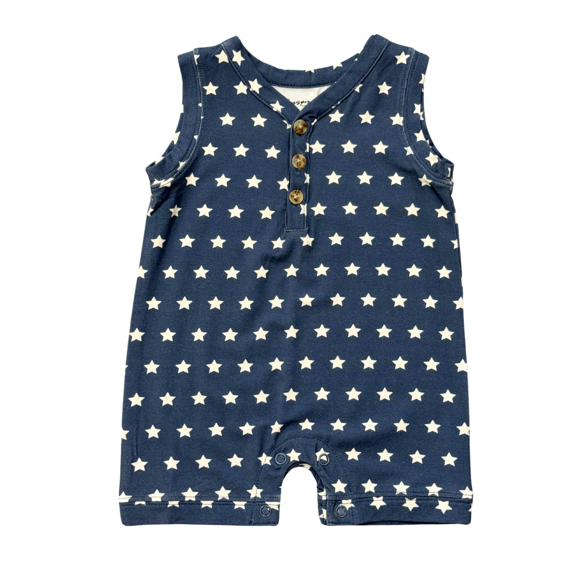 Boy's Sleeveless Romper
