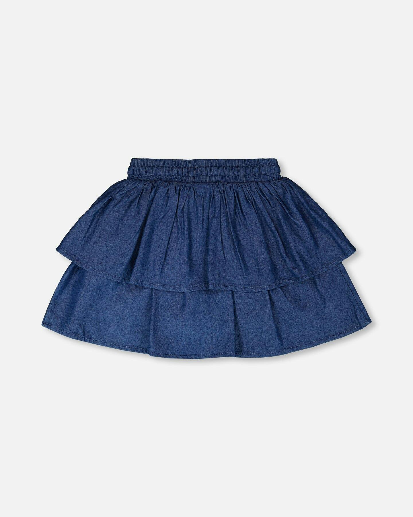 Chambray Skort