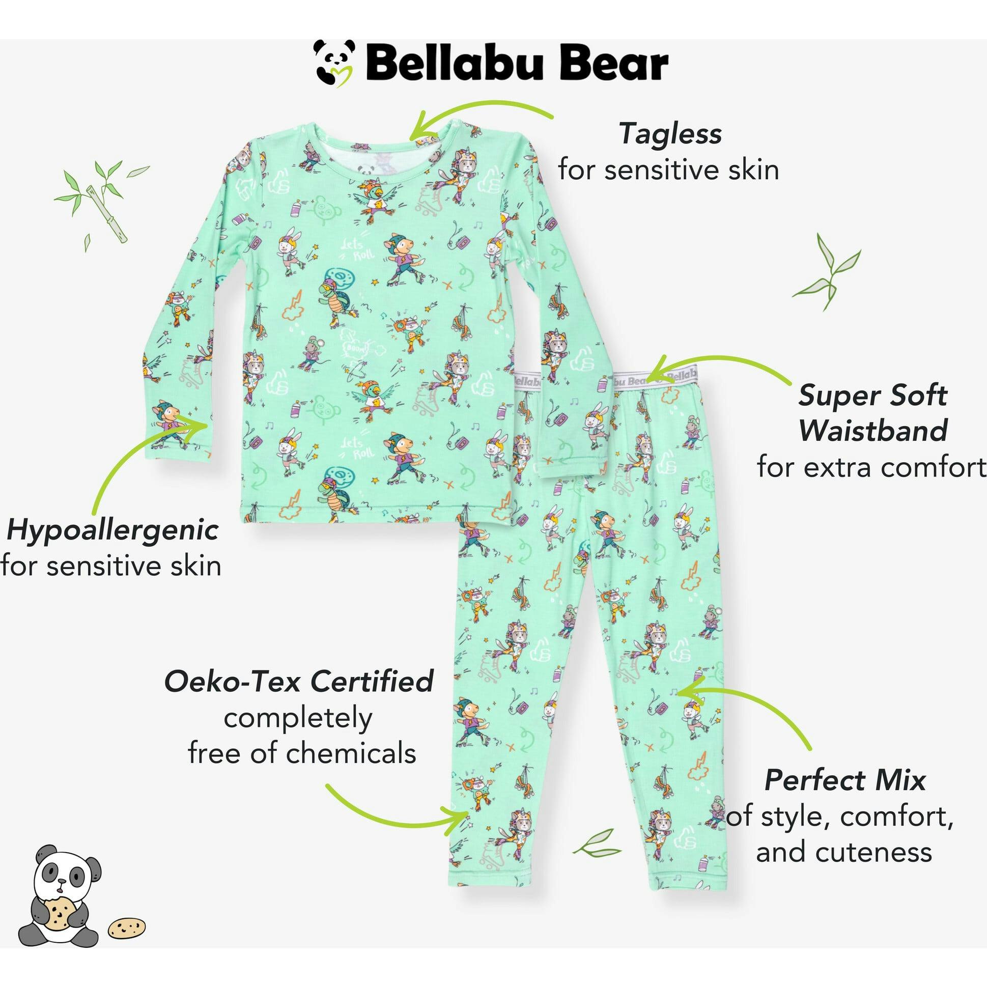 Roller Pet Pals Bamboo Kids Pajamas