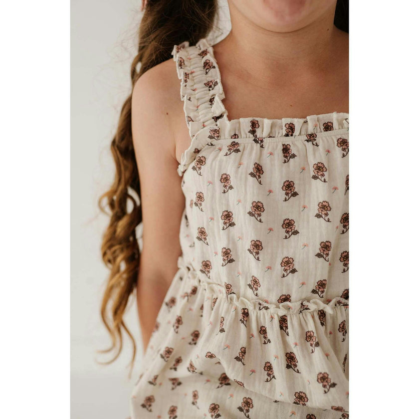 Ruffle Gauze Tank
