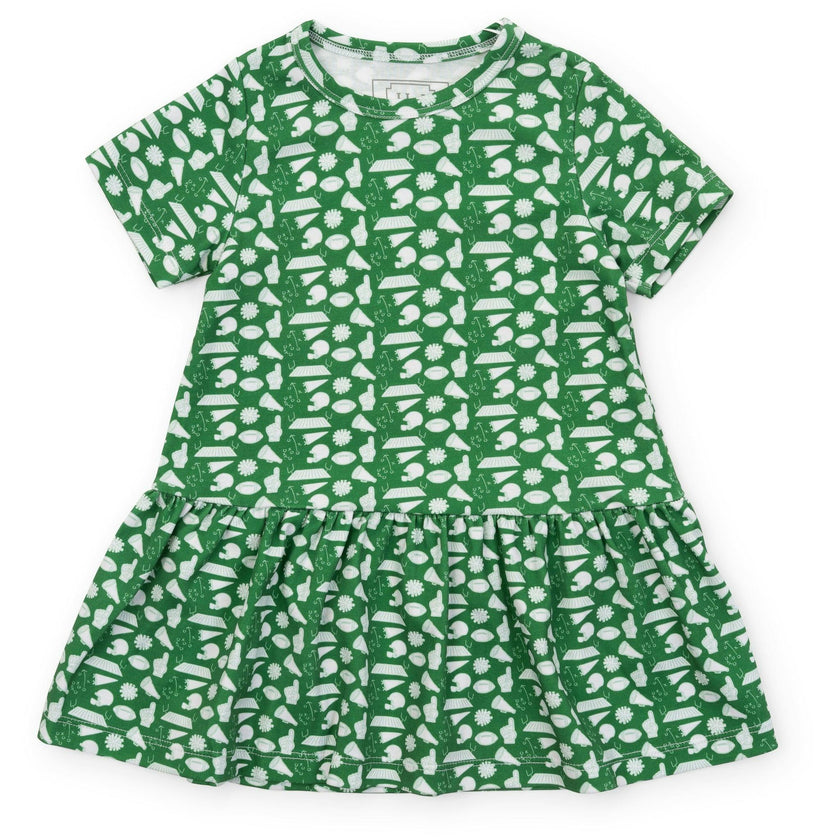 Lottie Girls' Dress - Pep Rally Green