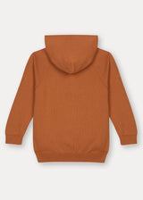 Rust Cotton Hoodie