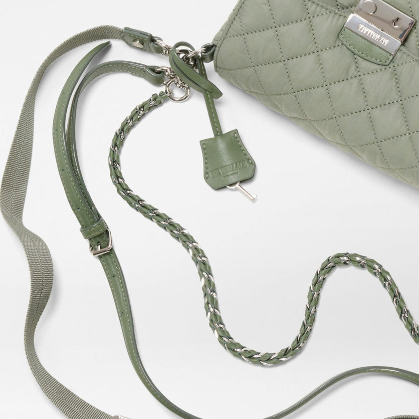 Agave Green Small Crosby Lock Crossbody