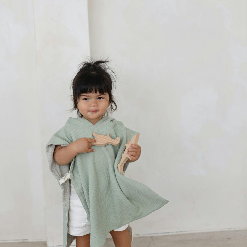 Reversible Hooded Poncho
