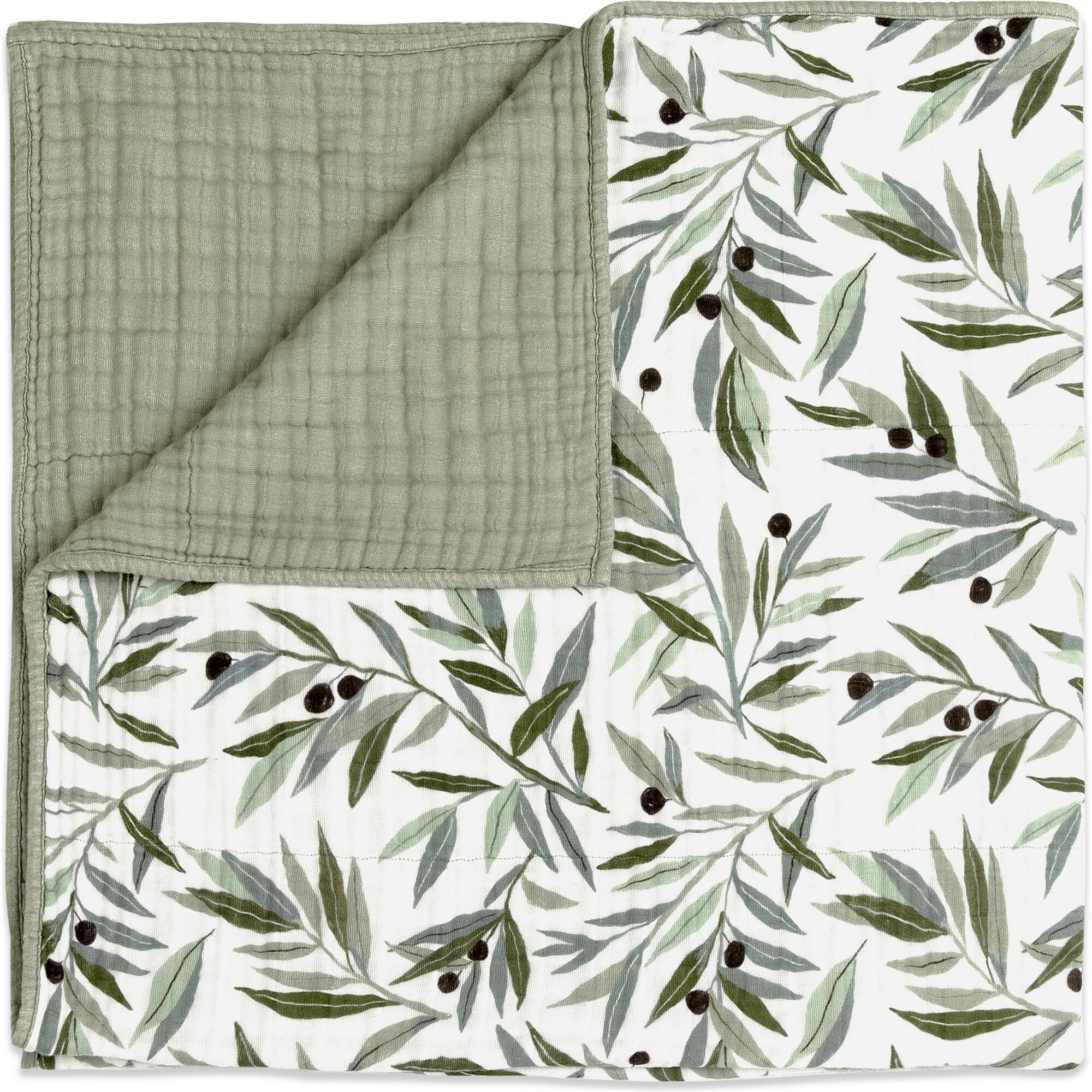 Organic Muslin Cotton 3-Layer Quilt