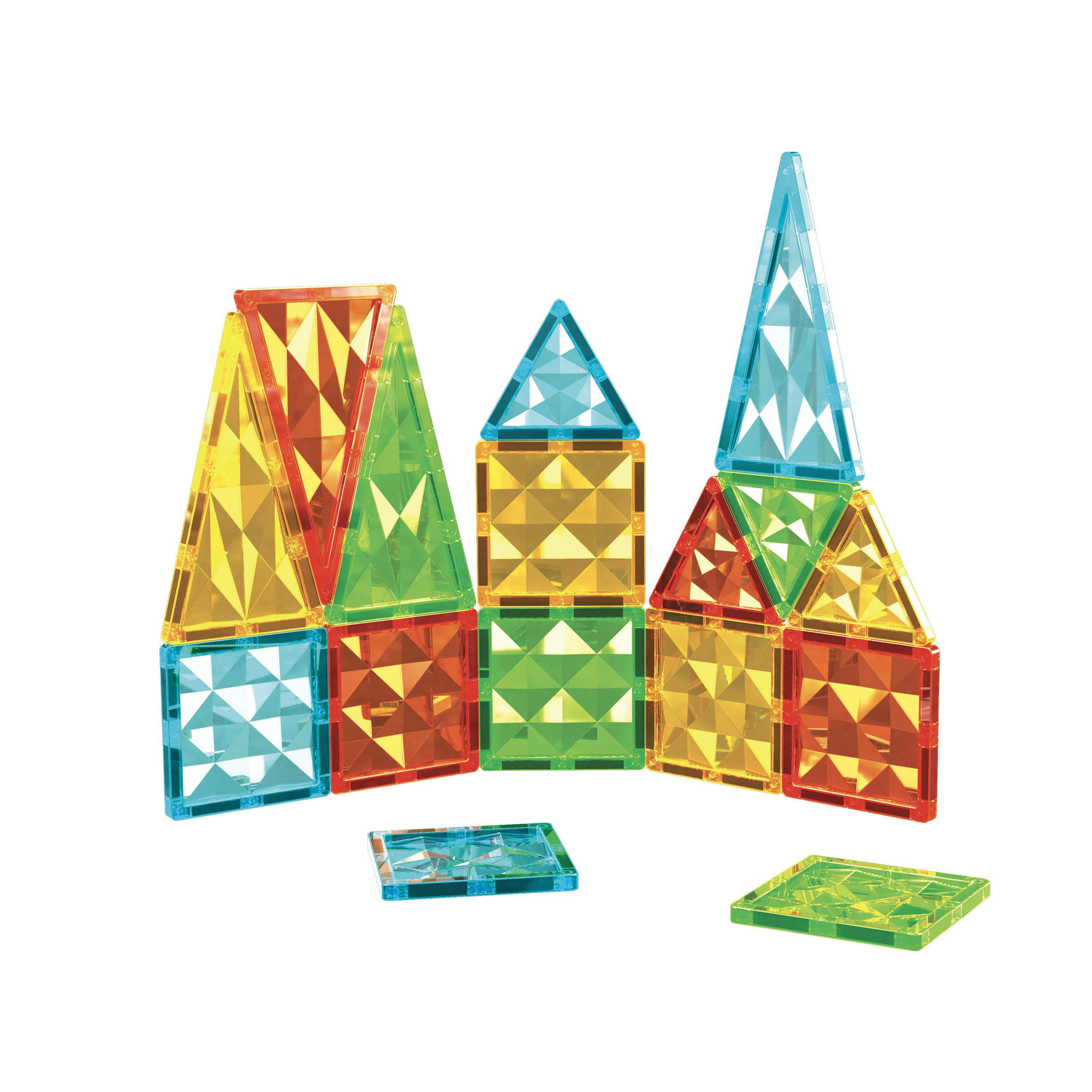 Geomag Magnetic Tiles Gems 16 Piece Set