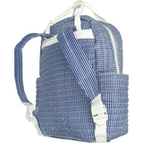 Navy Stripe Everyday Coated Backpack