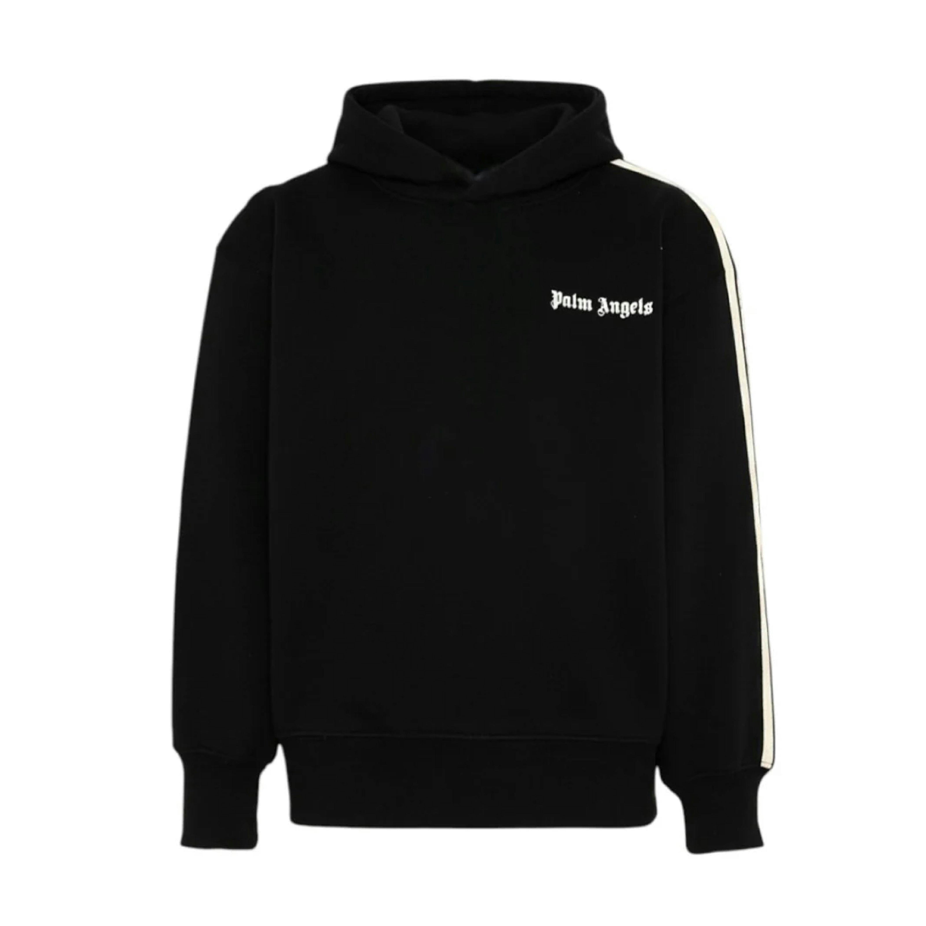 Black Mini Track Hoodie
