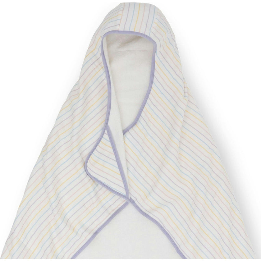 Toddler Hooded Towel - Unicorn Stripe