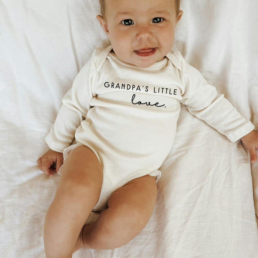 Grandpa's Little Love Organic Bodysuit Long Sleeve