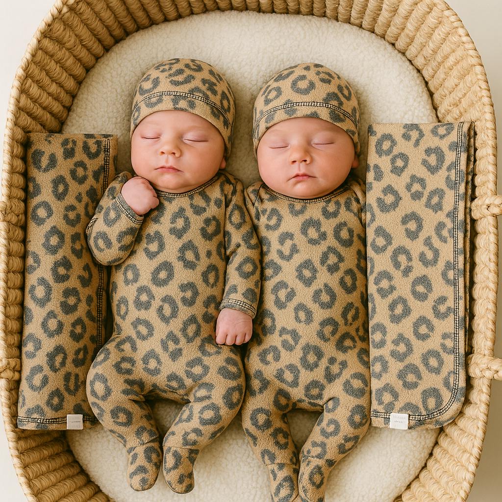 Brushed Hacci Animal Newborn Essentials Set