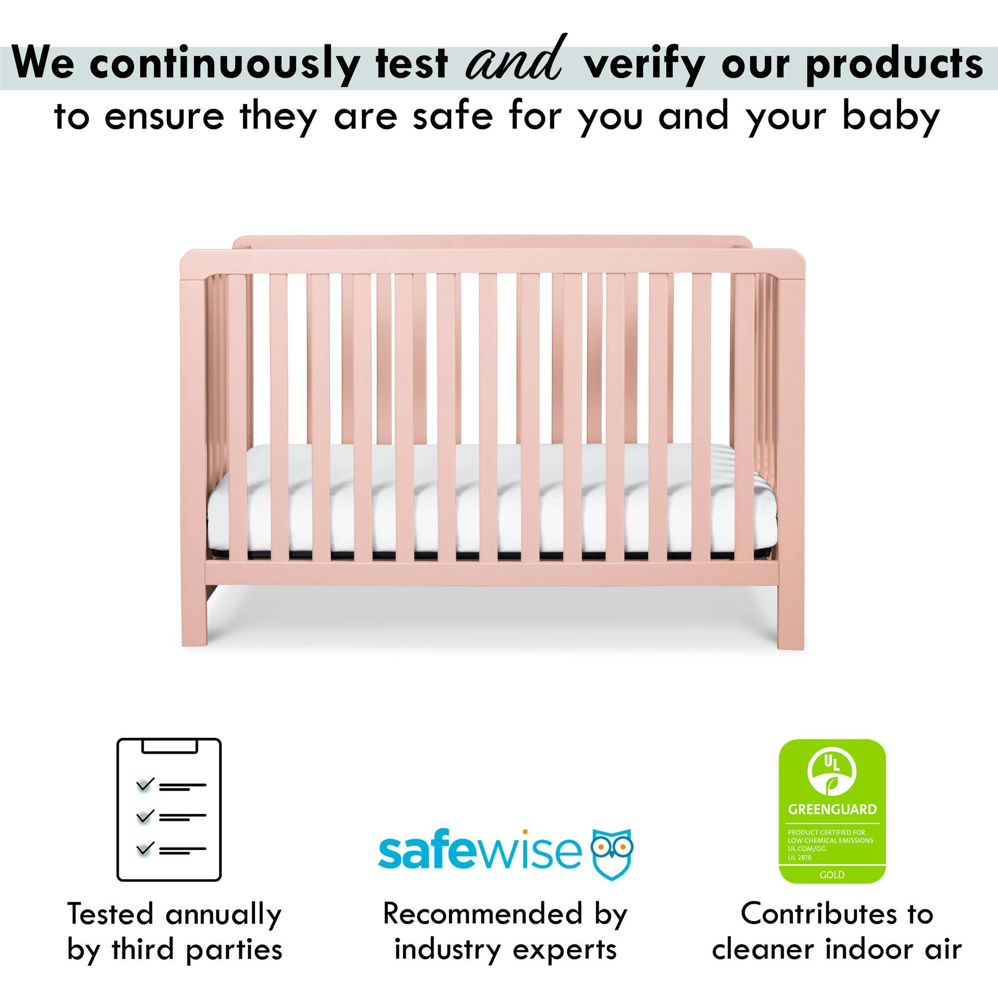 Colby 4-in-1 Low-profile Convertible Crib