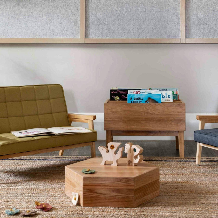 Hexagon Nesting Tables (Set of 3) | Solid European Oak
