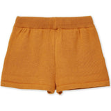 Organic Cotton Knit Shorts, Orange