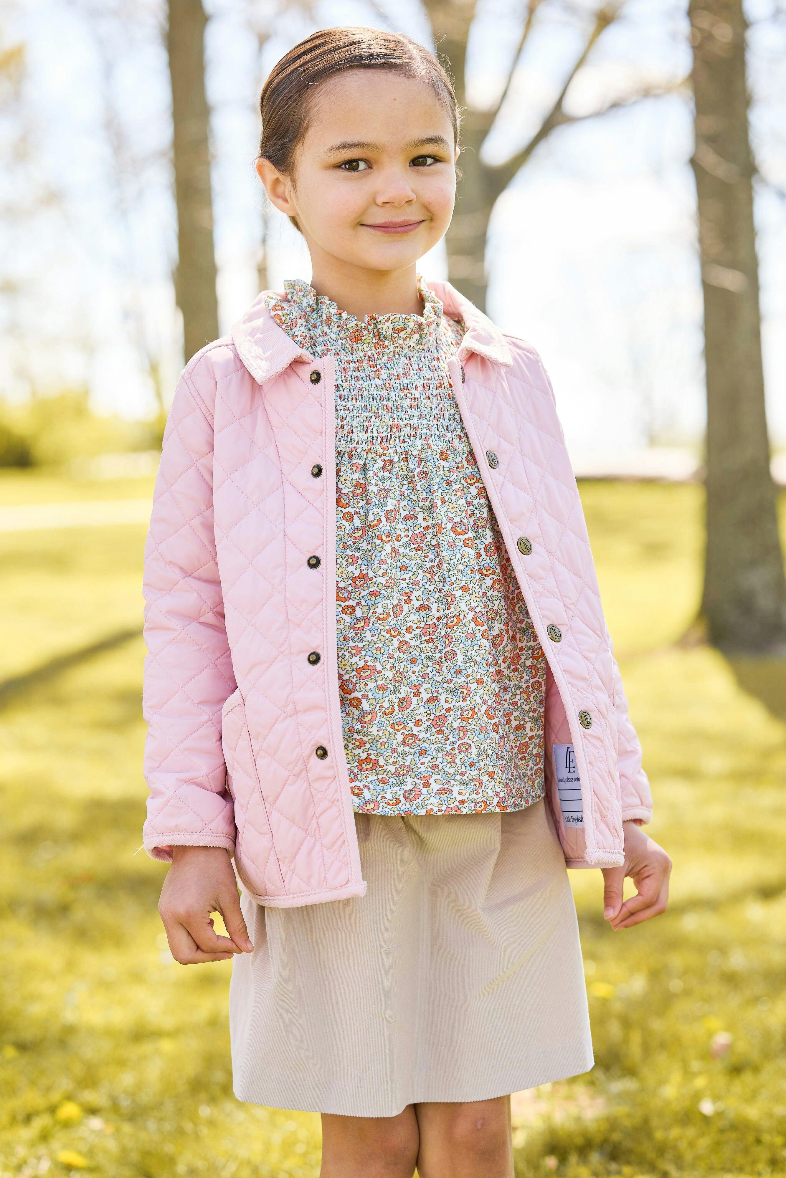 Classic Quilted Jacket - Light Pink