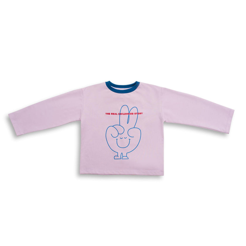 children's cotton longsleeve - lilac
