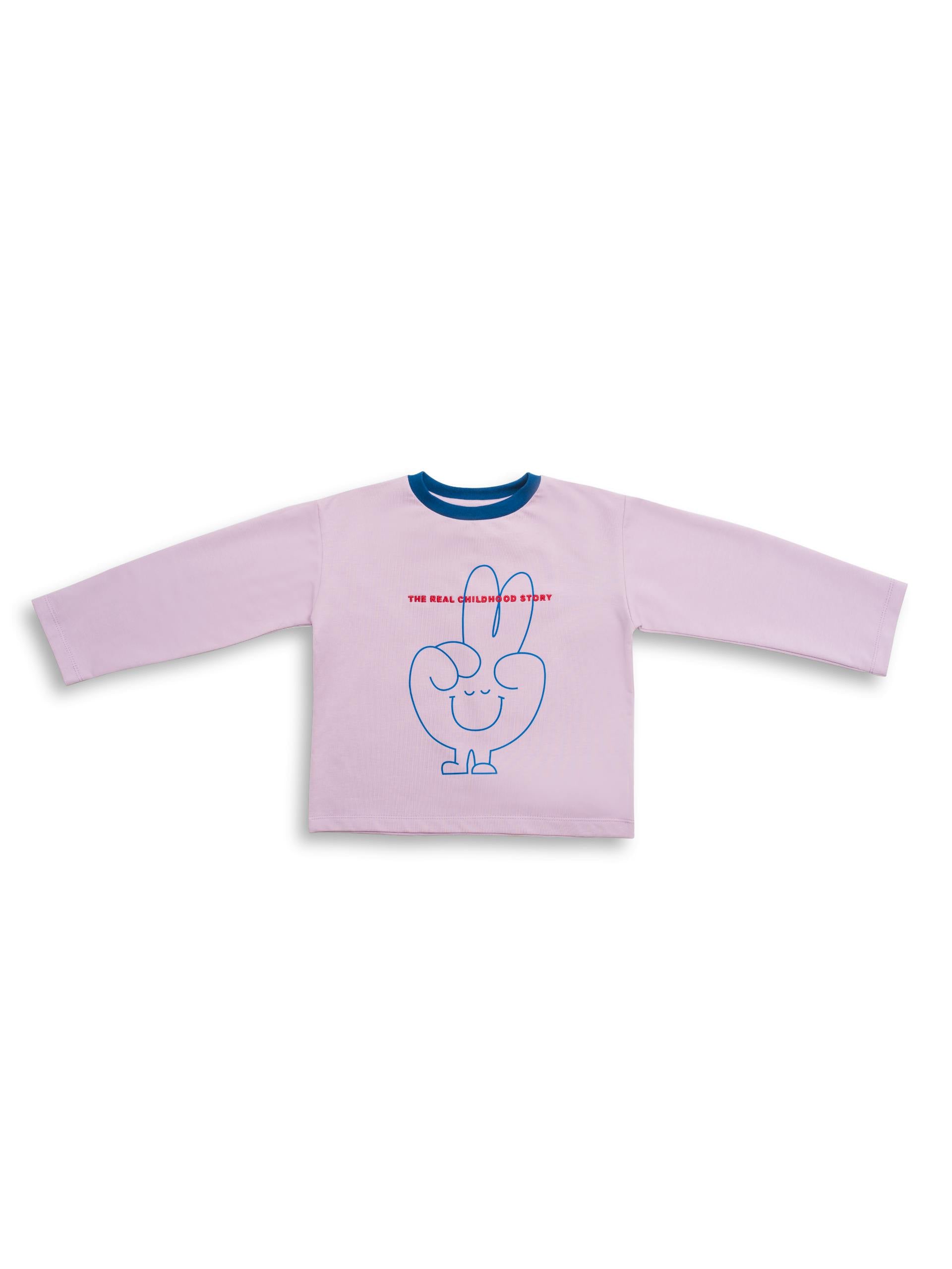 children's cotton longsleeve - lilac