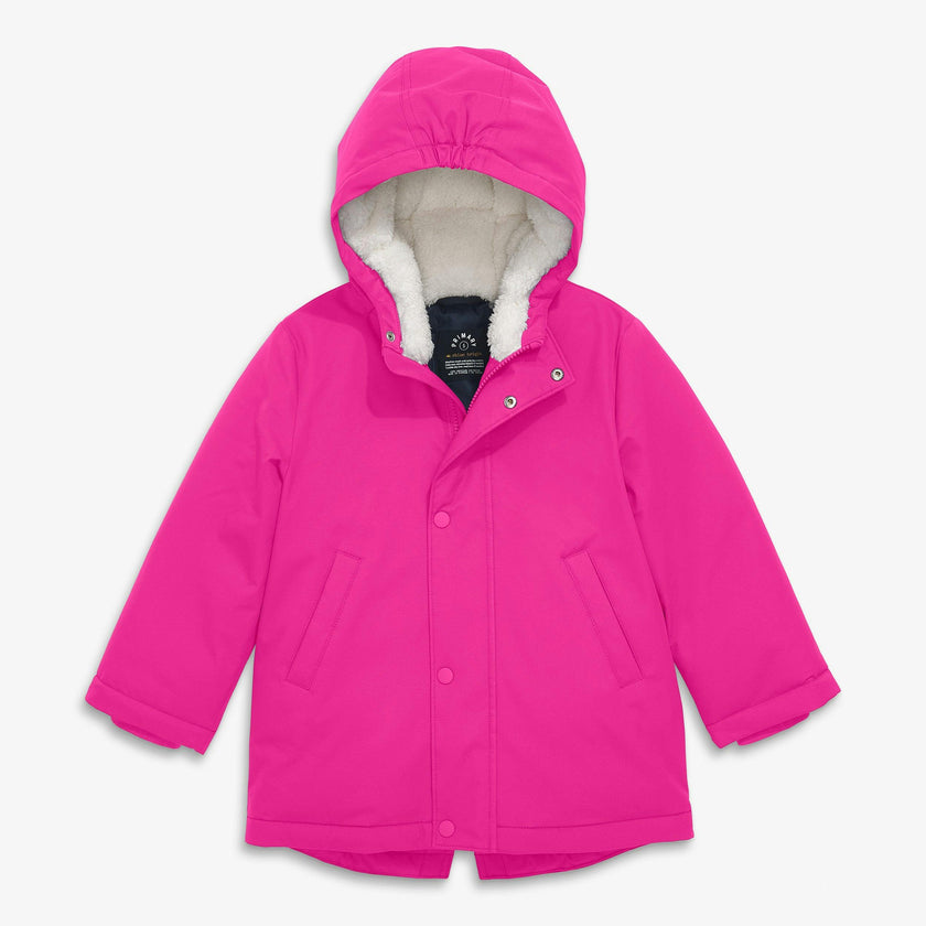 Kids weatherproof parka puffer