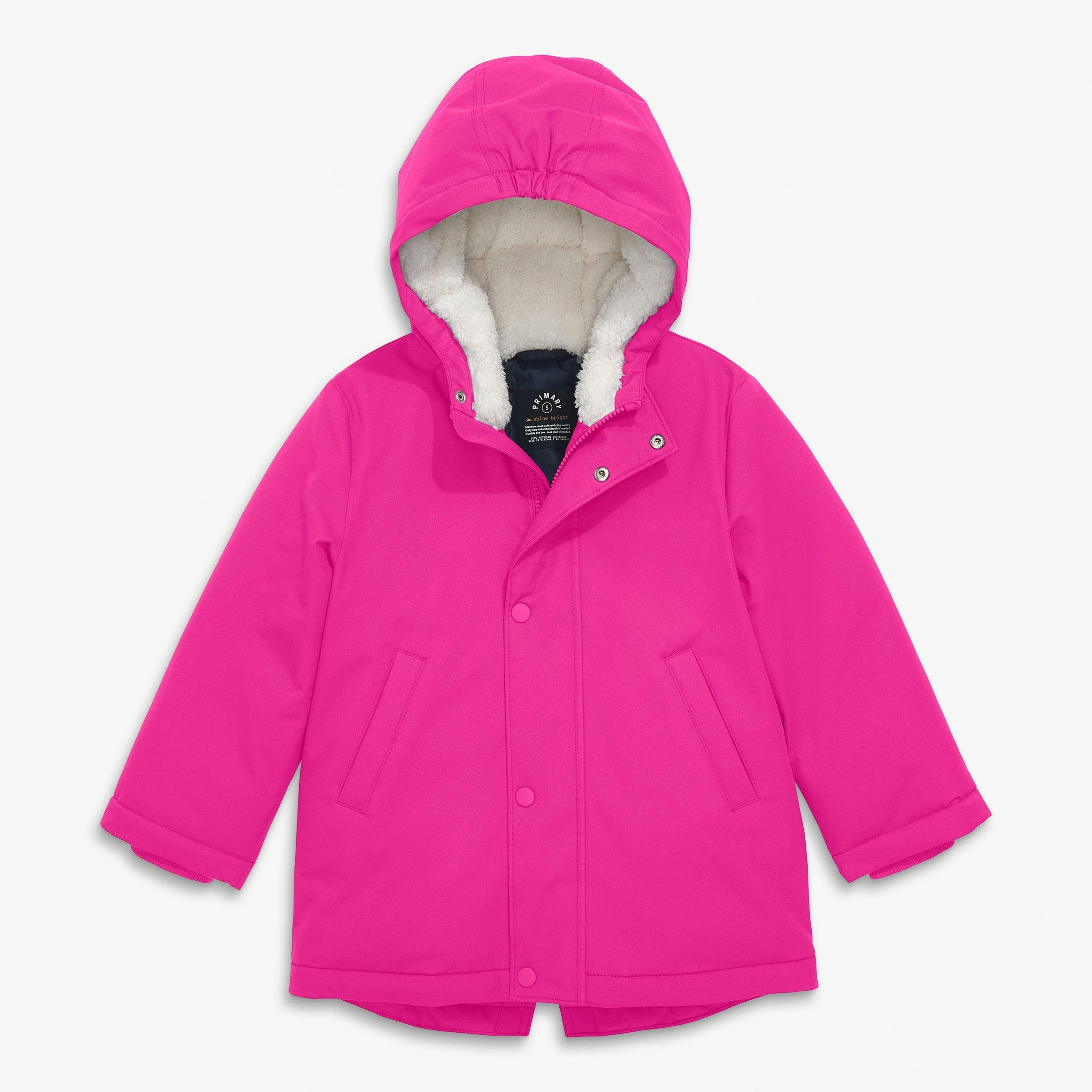 Kids weatherproof parka puffer