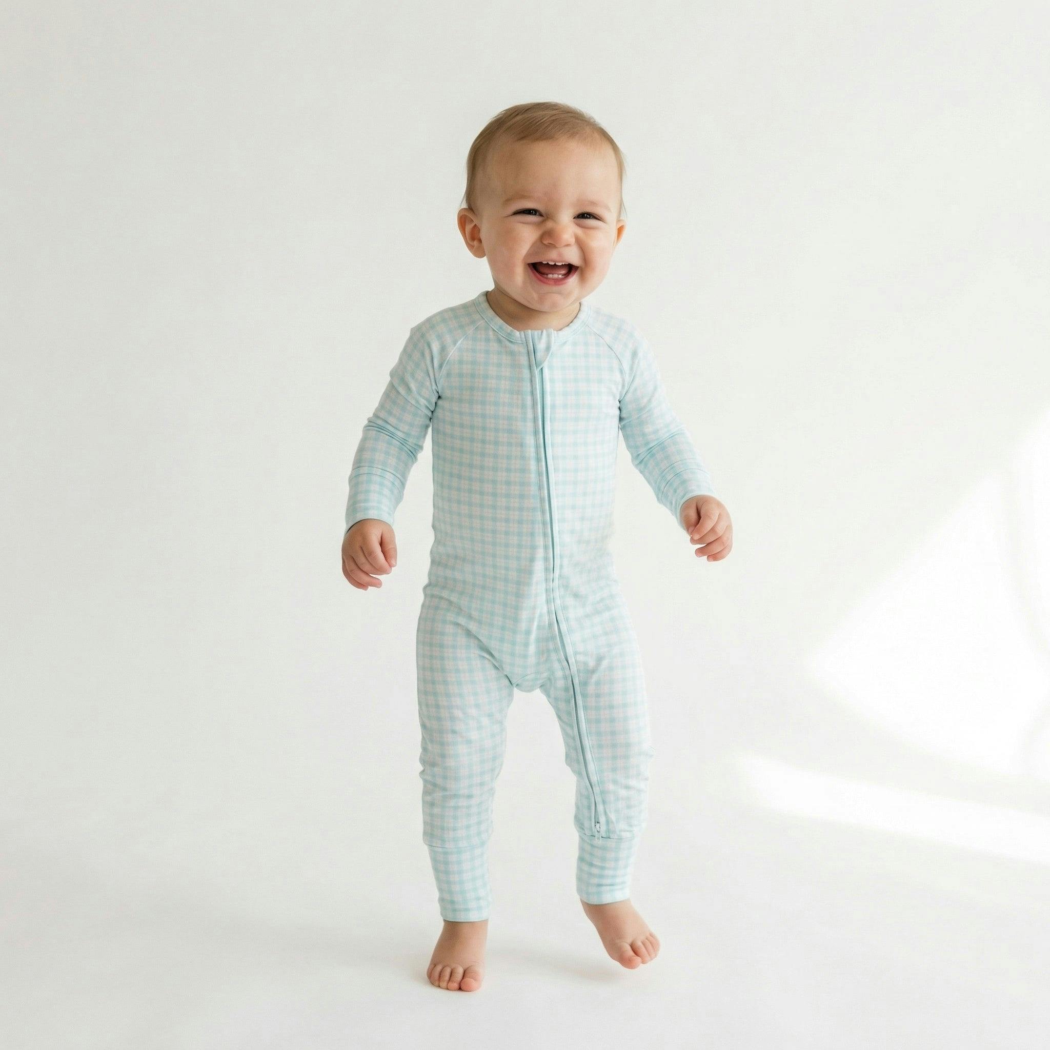 Coastal Check Bamboo Sleeper