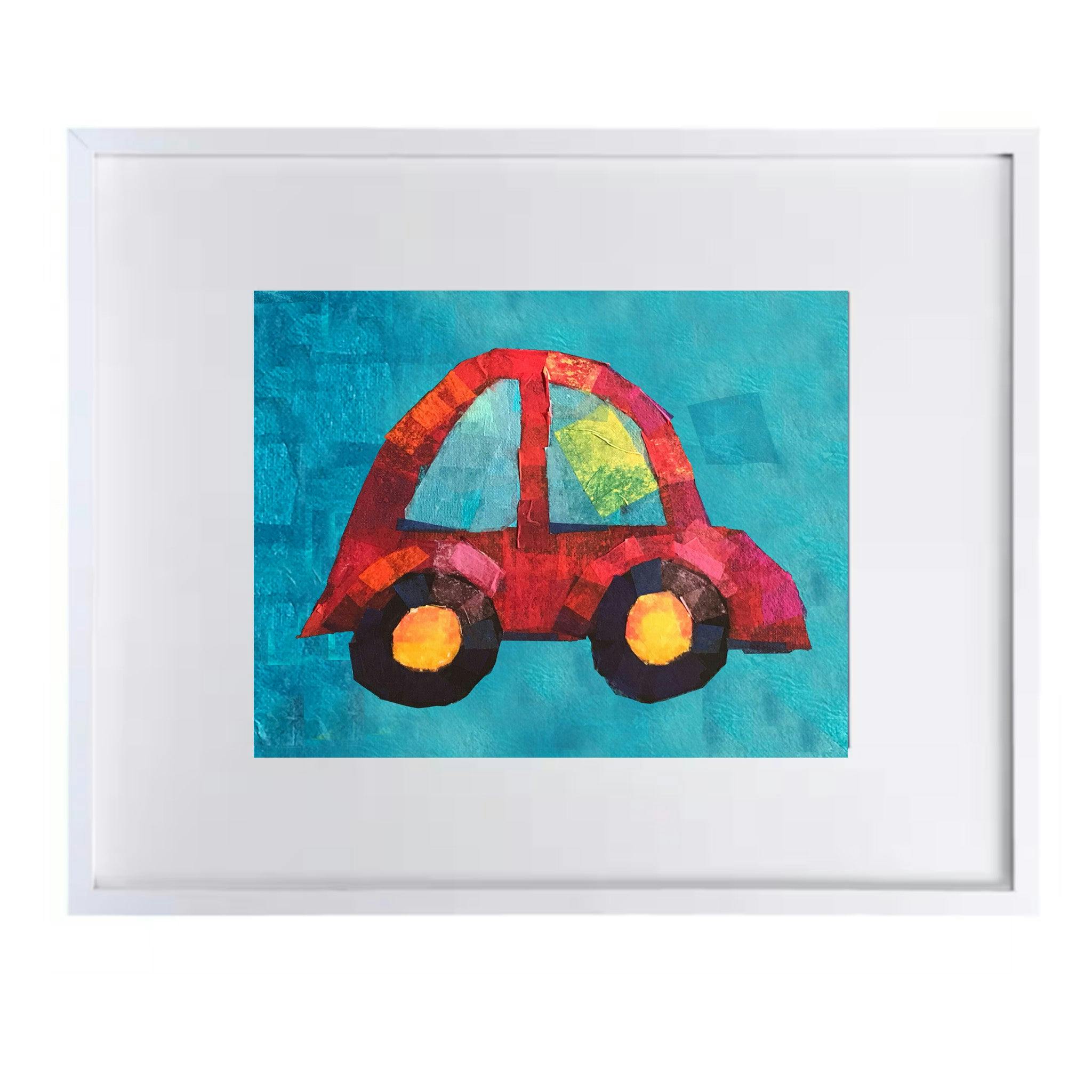 Car Print 11x14 Horizontal Frame