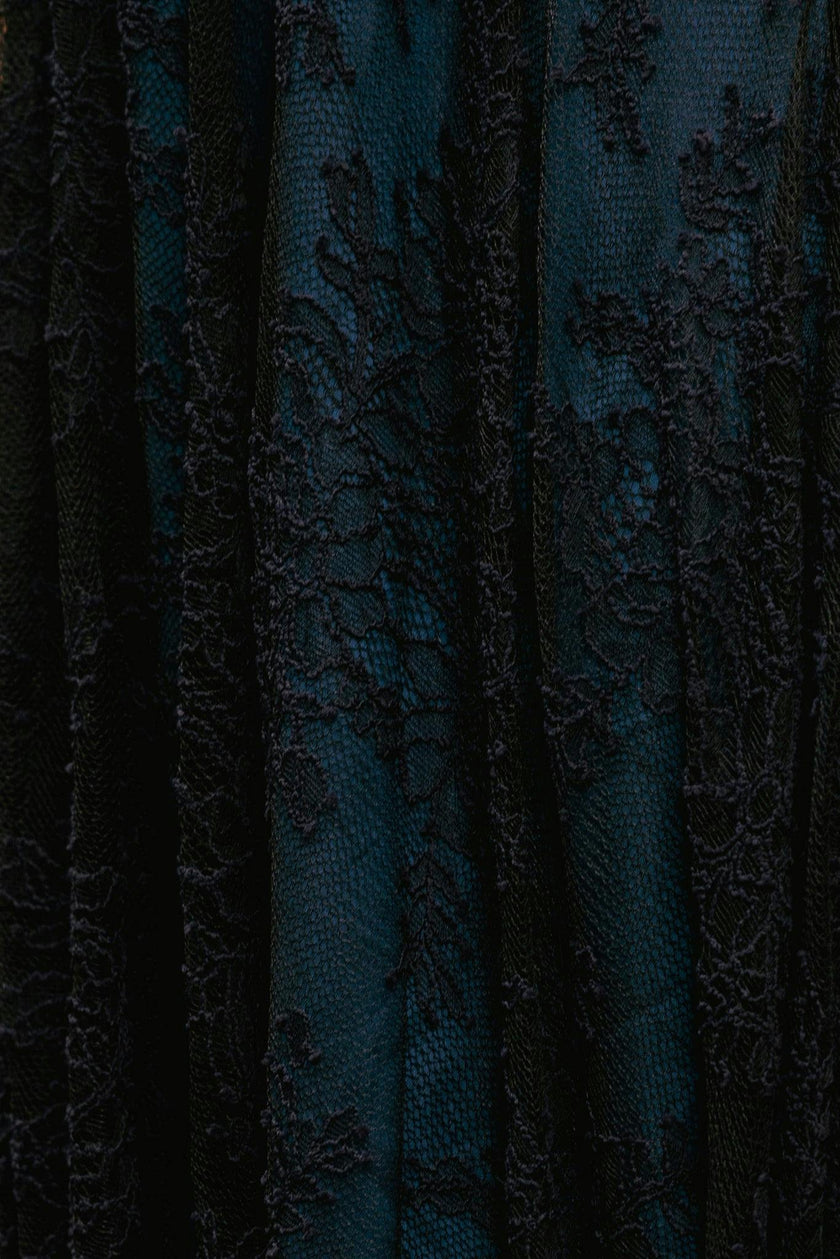 Isadora Dress in Navy & Black