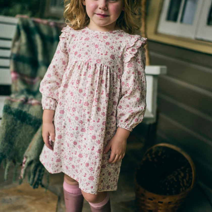 Kate Dress in Blushing Blooms