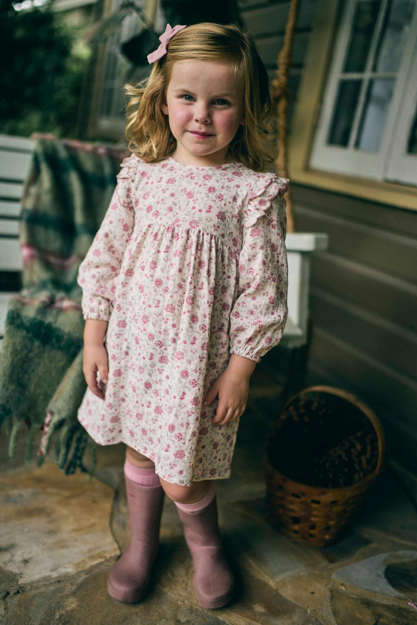 Kate Dress in Blushing Blooms