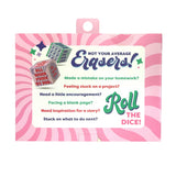 Feeling Lucky Dice Erasers - Set of 5