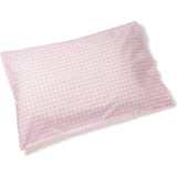 Luxe Premium Percale Bed Sheets in Pink Gingham