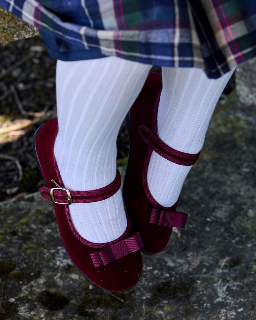 Hampton Classics Lana Party Shoes in Burgundy