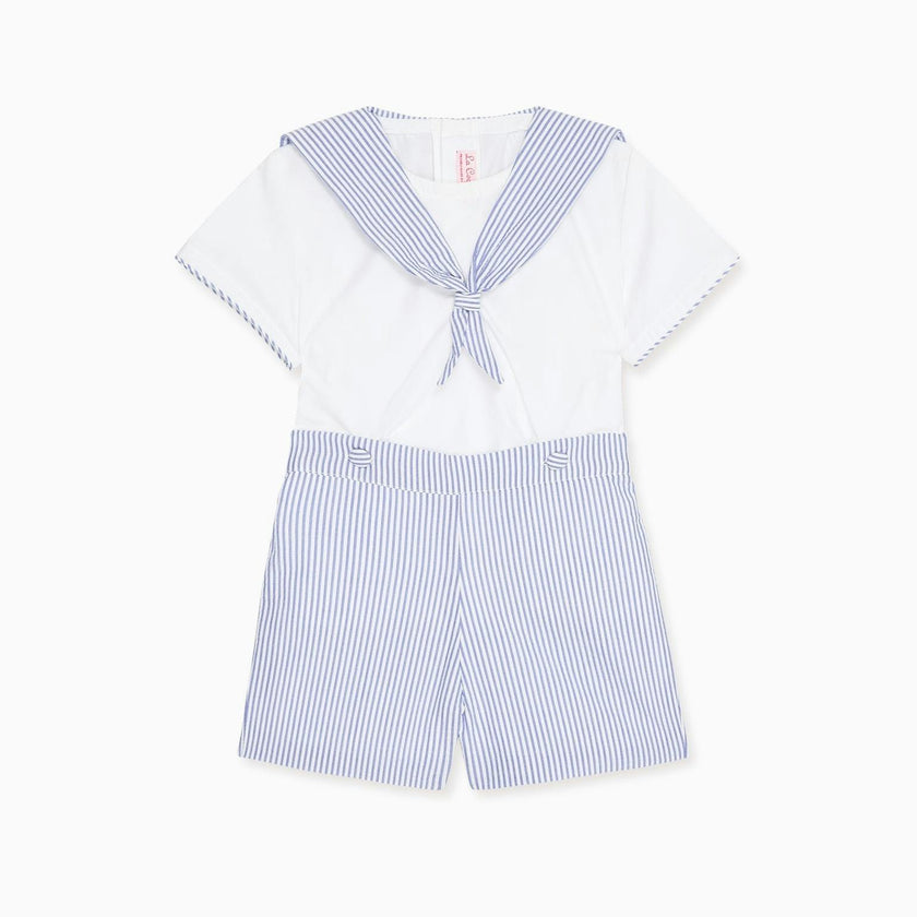 Dark Blue Stripe Antonio Baby Boy Set