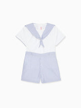 Dark Blue Stripe Antonio Baby Boy Set