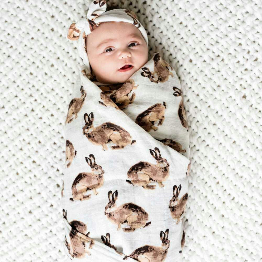 Strawberry Organic Cotton Swaddle