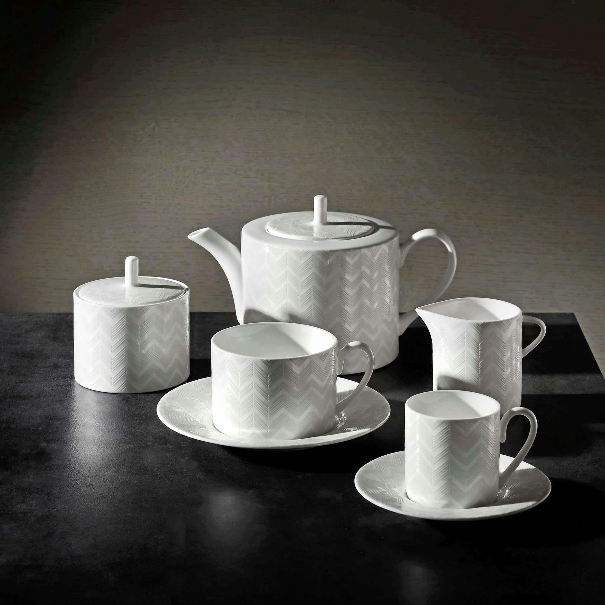 Creamer Zig Zag  White Diam. 3.5