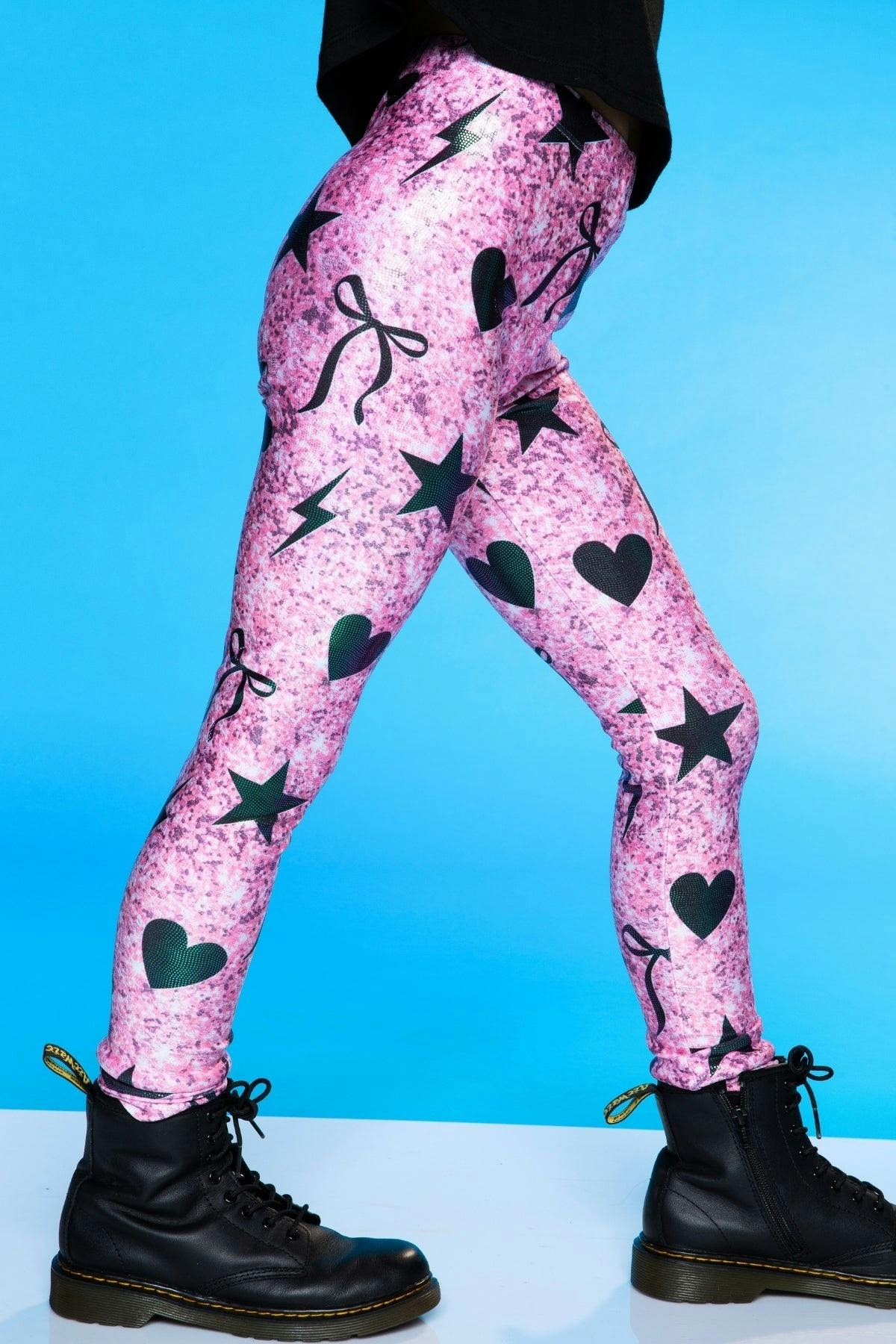 Glitter Foil High Shine Legging
