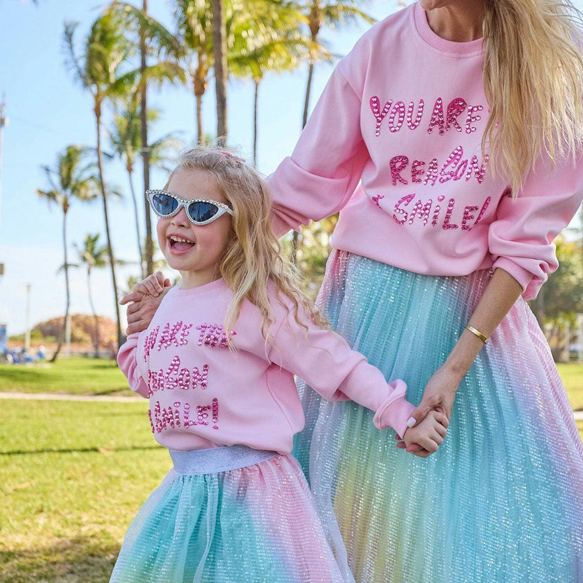 Women's You are the reason I smile Sweatshirt