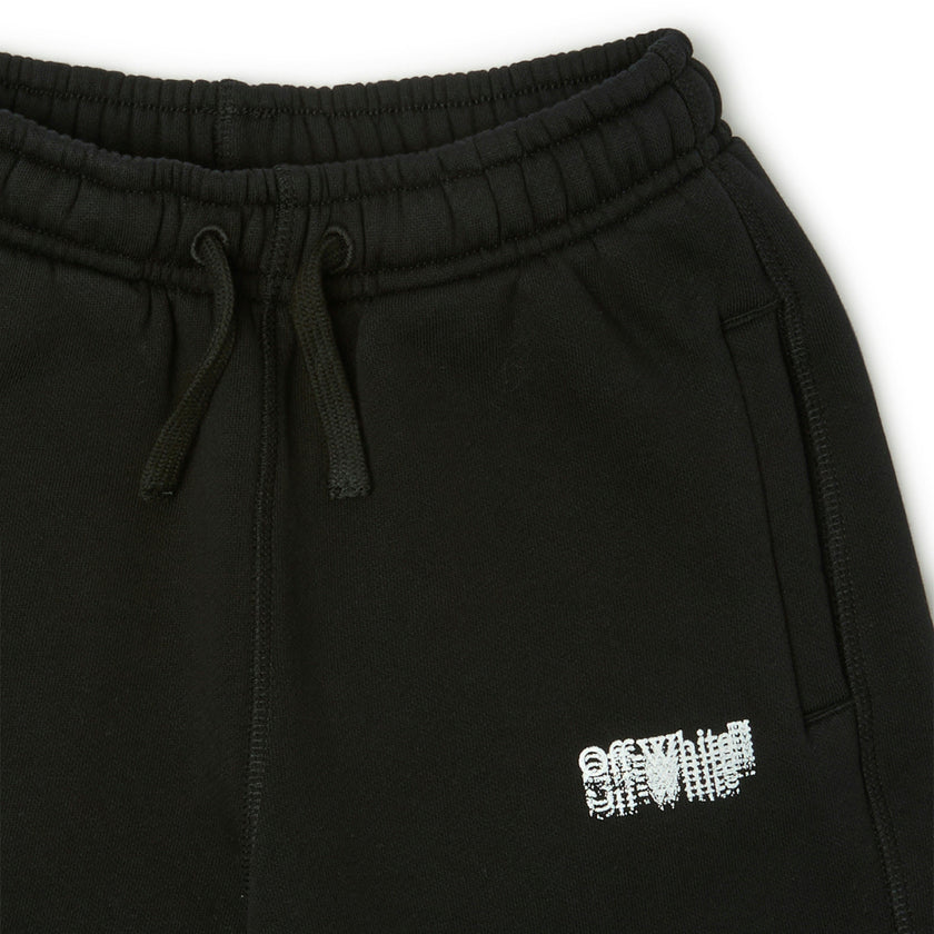Black Big Bookish Stamp Sweatshorts