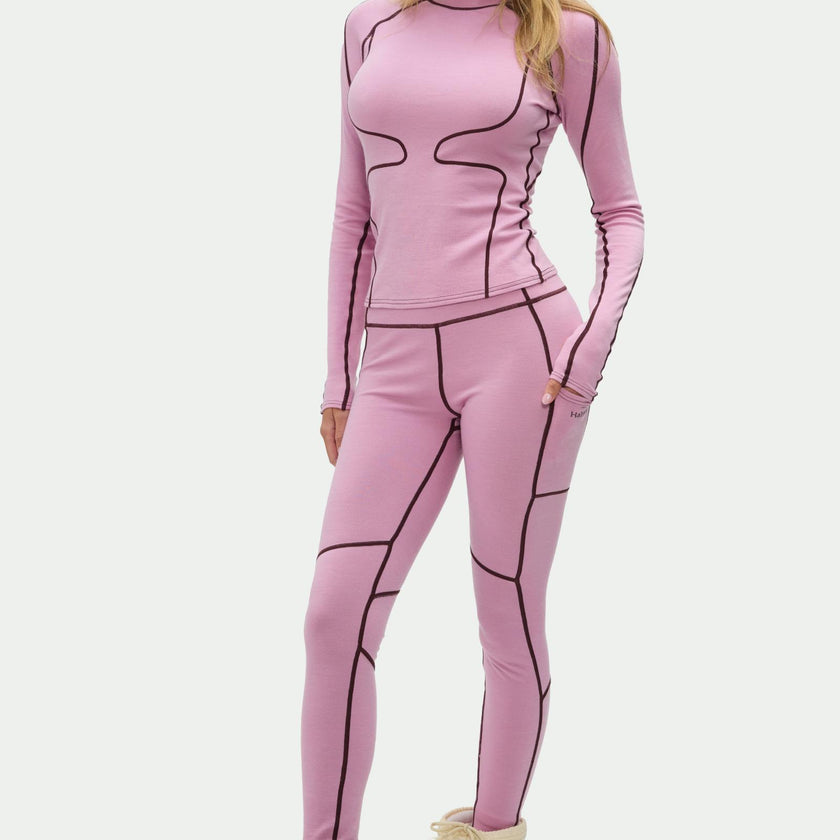 Hallie Midweight Merino Legging Amethyst