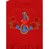 Red Embroidered Anchor Sweater