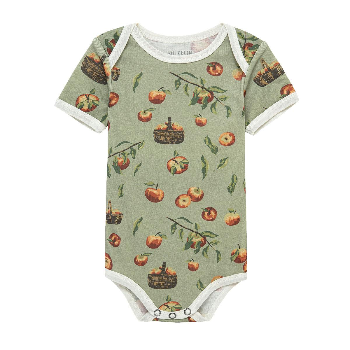 Apple Orchard Organic Cotton Short Sleeve One Piece