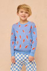 Bolt Storm Jumper | Azure