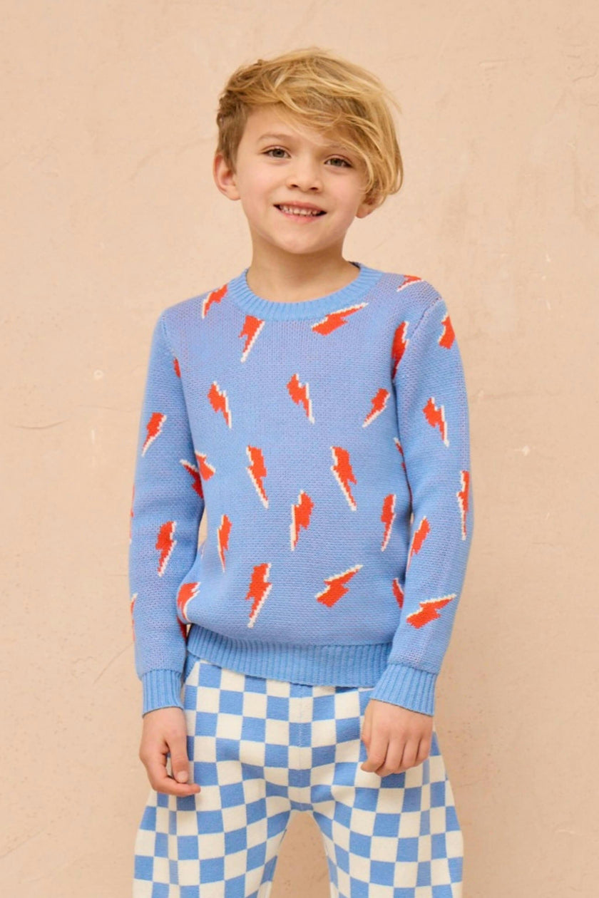Bolt Storm Jumper | Azure